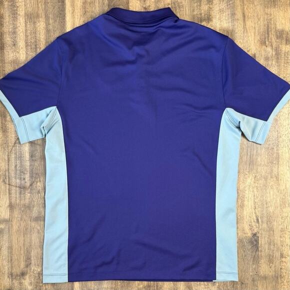 Kansas K-State Wildcats Nike Dri-Fit Embroidered Polo Shirt Purple Unisex Large - Picture 9 of 9